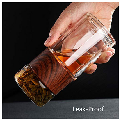 Yerba Mate with Double-Walled Glass Infuser