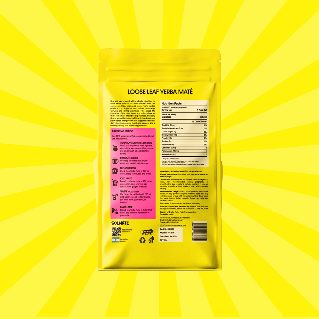 Yerba Mate Loose Leaf + Filter Straw (Bombilla)