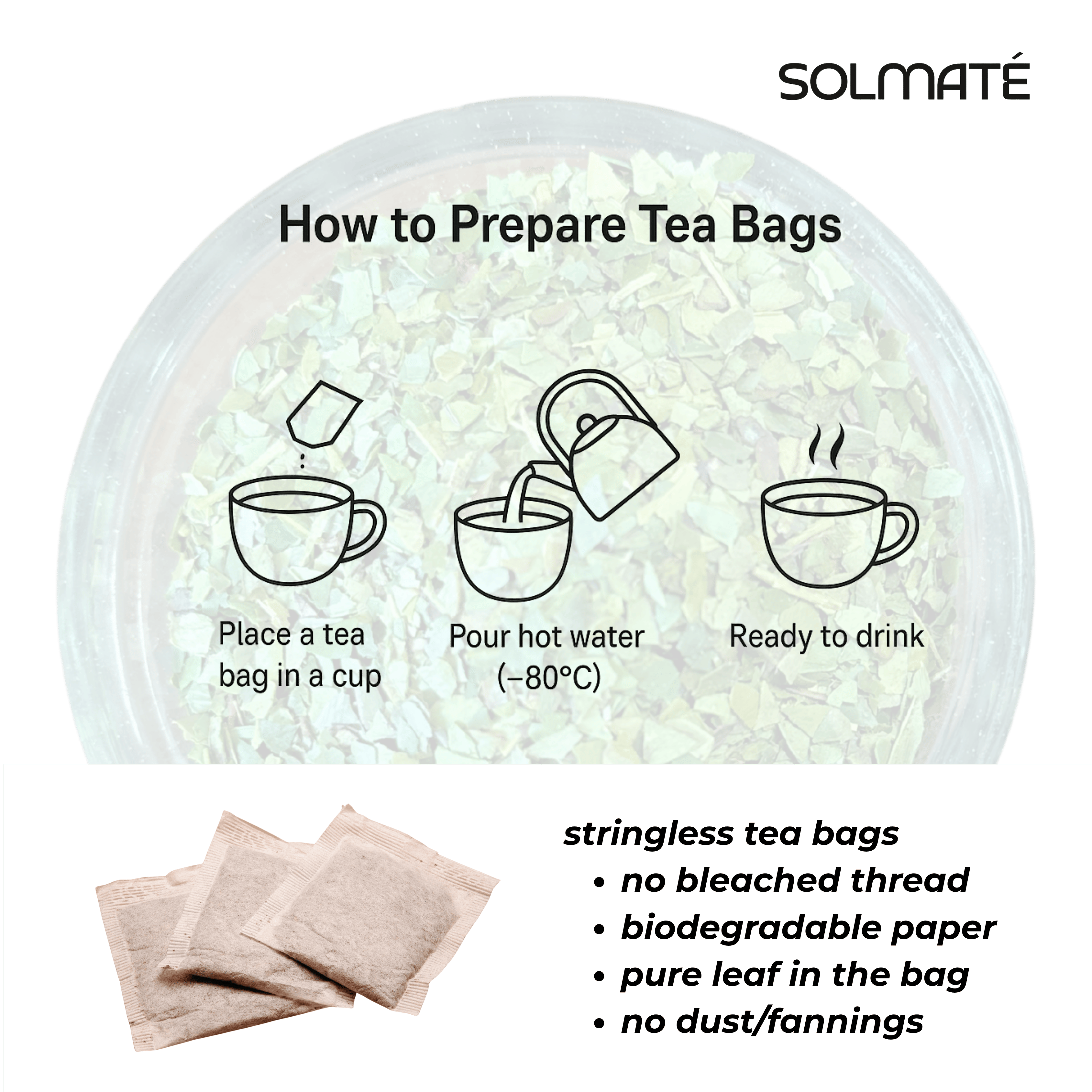 Chamomile Yerba Maté - Calm & Stress Relief | 15 Tea Bags